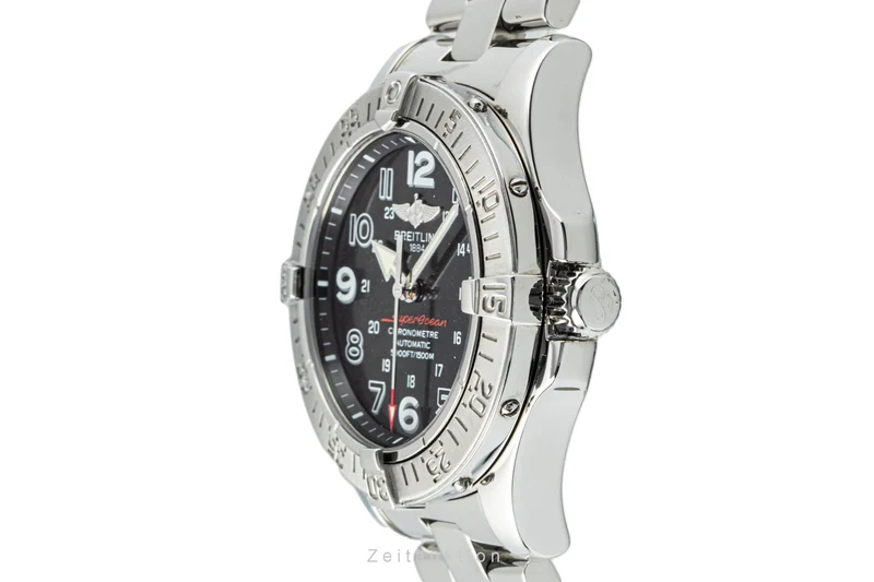 Breitling Superocean steel automatic men's watch A17360 LP: 4600EUR [2204331]
