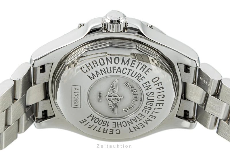 Breitling Superocean steel automatic men's watch A17360 LP: 4600EUR [2204331]