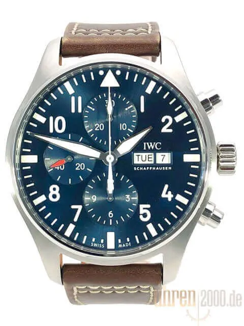 IWC Fliegeruhr Chronograph Edition Le Petit Prince IW377714 aus 2017 D-Papiere