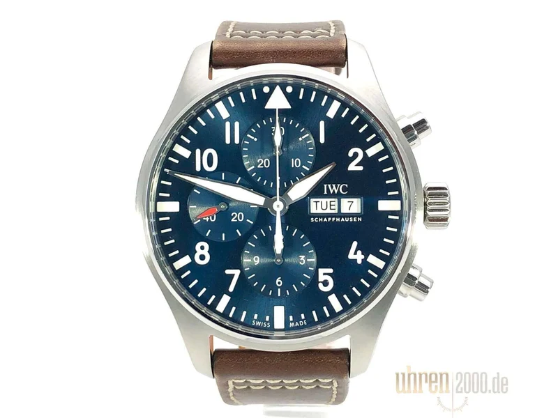 IWC Fliegeruhr Chronograph Edition Le Petit Prince IW377714 aus 2017 D-Papiere