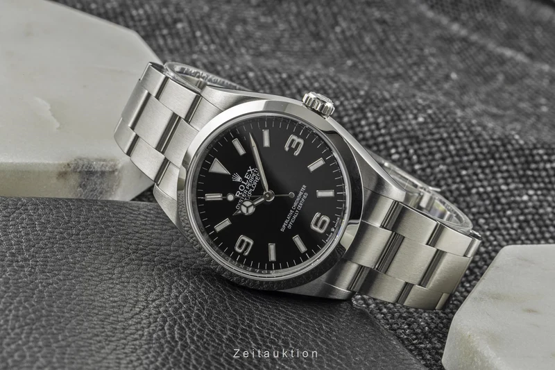 Rolex Explorer steel automatic men's watch 124270 [2206042]