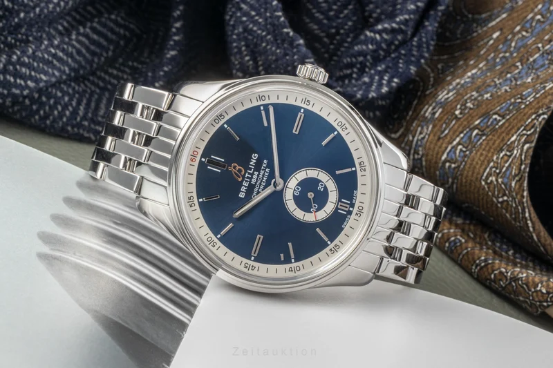Breitling Premier steel automatic men's watch A37340 LP: 4950EUR [2206026]