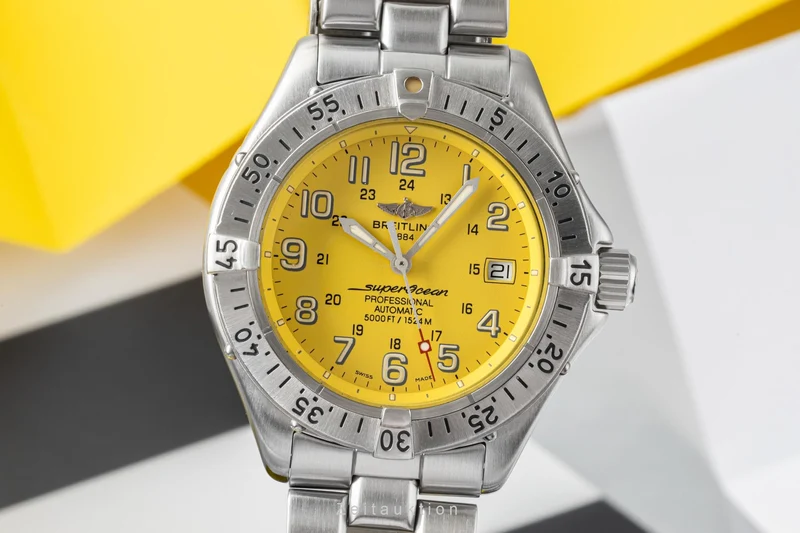 Breitling Superocean steel automatic men's watch A17045 LP: 4600EUR [2206020]