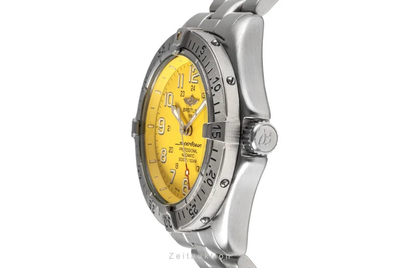Breitling Superocean steel automatic men's watch A17045 LP: 4600EUR [2206020]