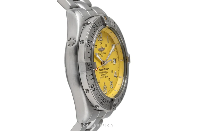 Breitling Superocean steel automatic men's watch A17045 LP: 4600EUR [2206020]