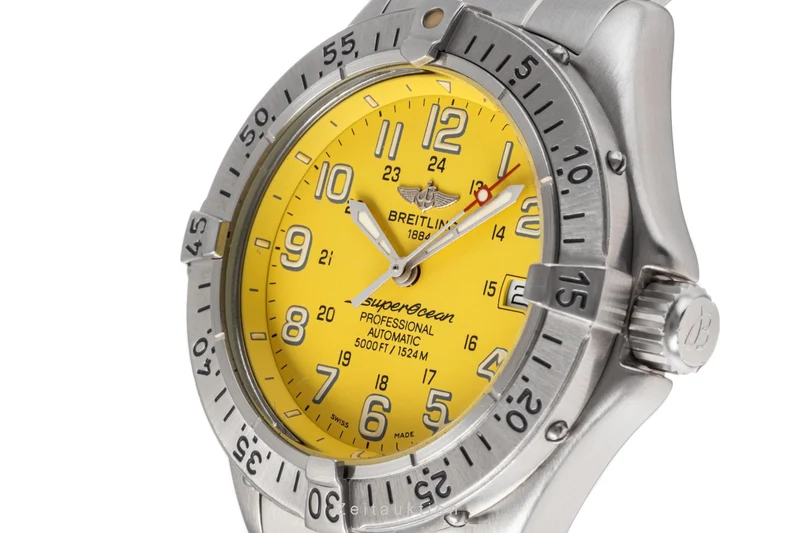 Breitling Superocean steel automatic men's watch A17045 LP: 4600EUR [2206020]
