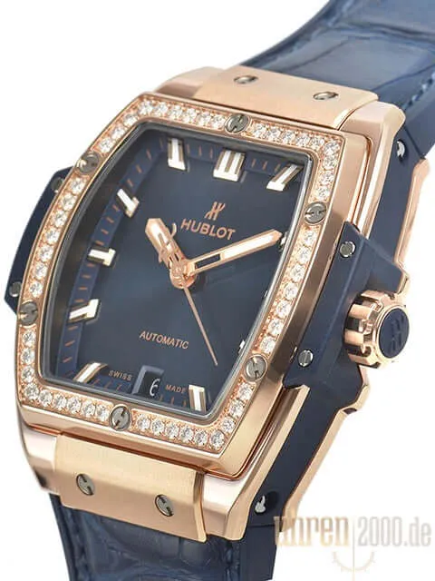 Hublot Spirit of Big Bang King Gold Blue Diamonds 665.OX.7180.LR.1204