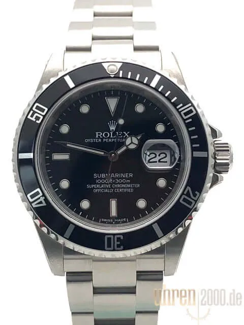 Rolex Submariner Date 16610 aus 2010 M-Serial verklebt