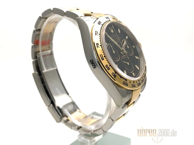Rolex Daytona Edelstahl Gelbgold 116503 Schwarz aus 2016 LC100