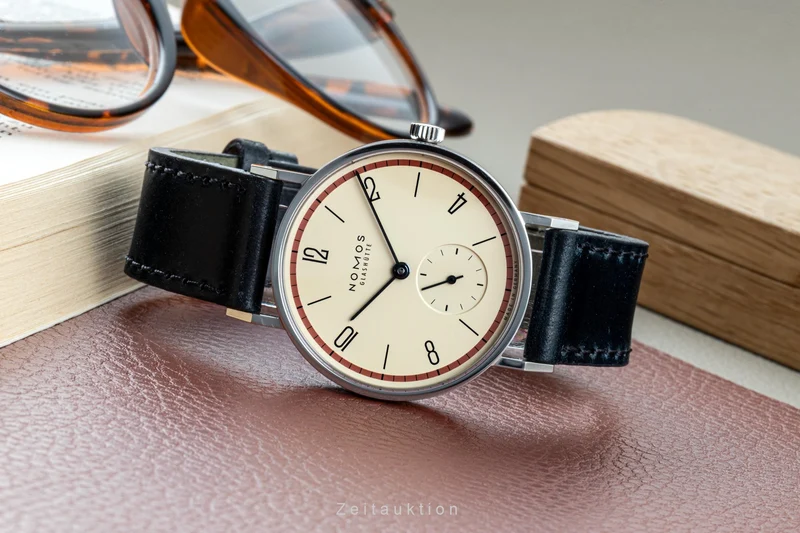 Nomos Tangente steel manual winding men's watch 122.S3 Limited [2206807]