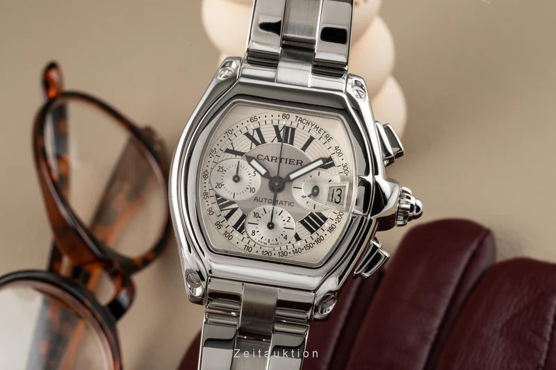 Cartier Roadster chronograph steel automatic men's watch 2618 [2206769]