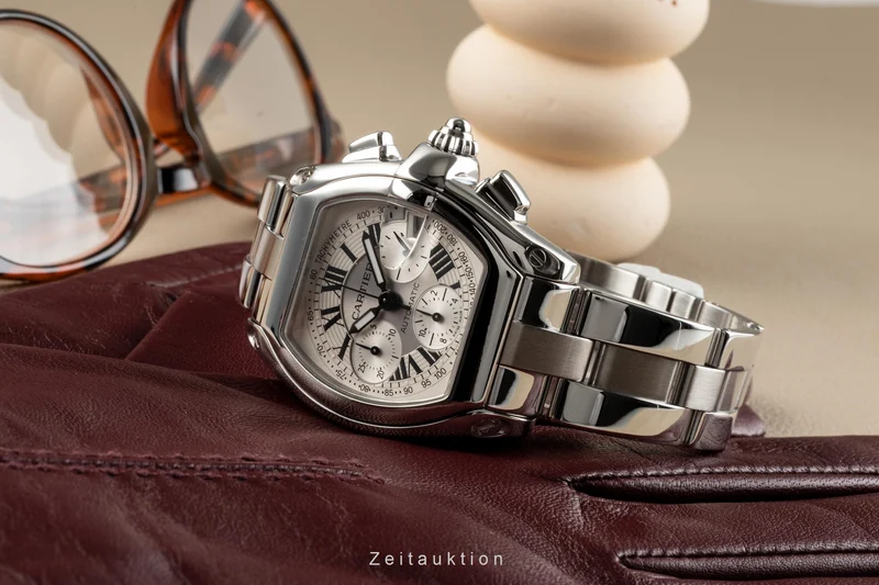 Cartier Roadster chronograph steel automatic men's watch 2618 [2206769]