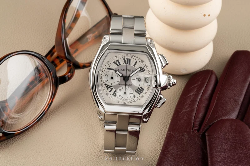 Cartier Roadster chronograph steel automatic men's watch 2618 [2206769]