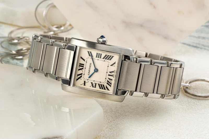 Cartier Tank Francaise steel quartz women's watch W51003Q3, 2301 LP: 4750EUR [2206018]