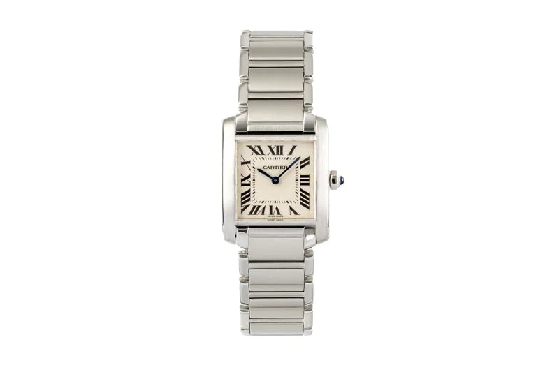Cartier Tank Francaise steel quartz women's watch W51003Q3, 2301 LP: 4750EUR [2206018]