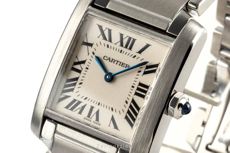Cartier Tank Francaise steel quartz women's watch W51003Q3, 2301 LP: 4750EUR [2206018]