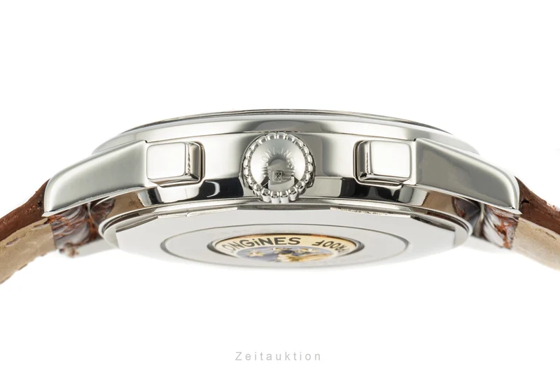 Longines Conquest Heritage chronograph steel automatic men's watch L1.641.4 LP: 2600EUR [2205983]