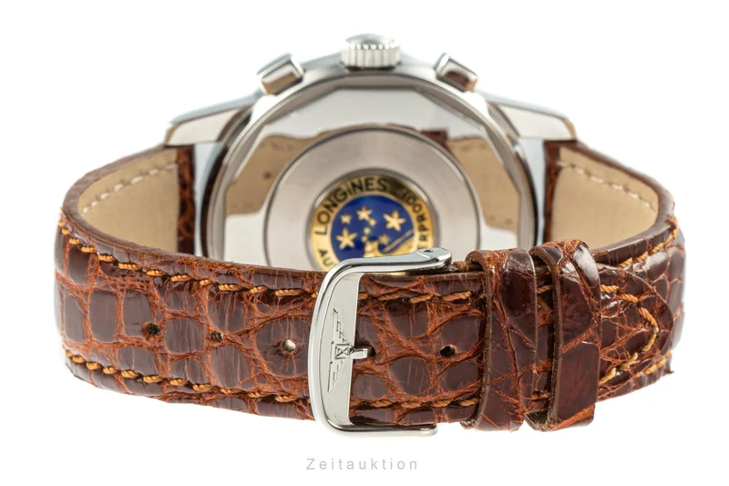 Longines Conquest Heritage chronograph steel automatic men's watch L1.641.4 LP: 2600EUR [2205983]