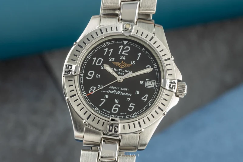 Breitling Colt Oceane steel quartz men's watch A64050 LP: 2840EUR [2205918]