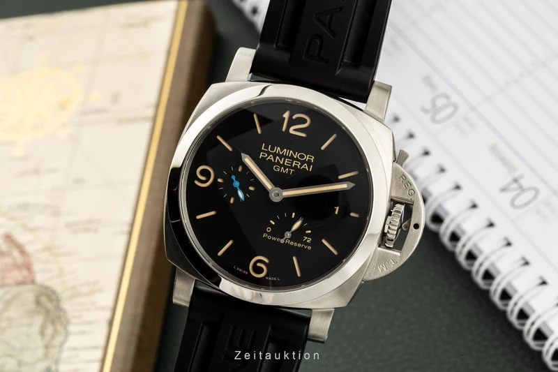 Panerai Luminor GMT steel automatic men's watch PAM01321 LP: 10300EUR [2205870]