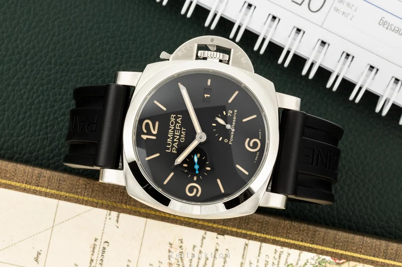 Panerai Luminor GMT steel automatic men's watch PAM01321 LP: 10300EUR [2205870]