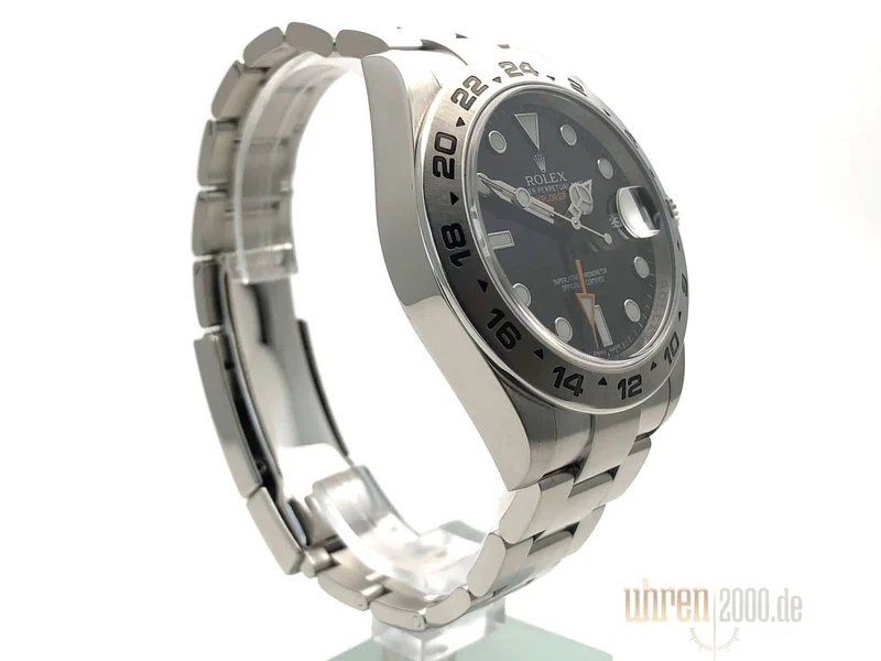 Rolex Explorer II 42 Edelstahl 216570 schwarzes Zifferblatt aus 2013