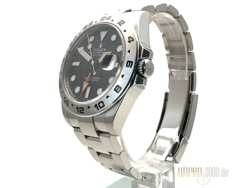Rolex Explorer II 42 Edelstahl 216570 schwarzes Zifferblatt aus 2013