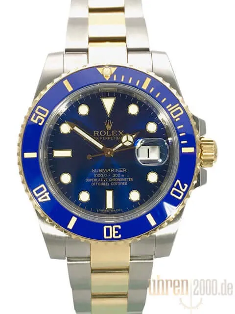 Rolex Submariner Date Edelstahl Gelbgold 116613LB aus 2018