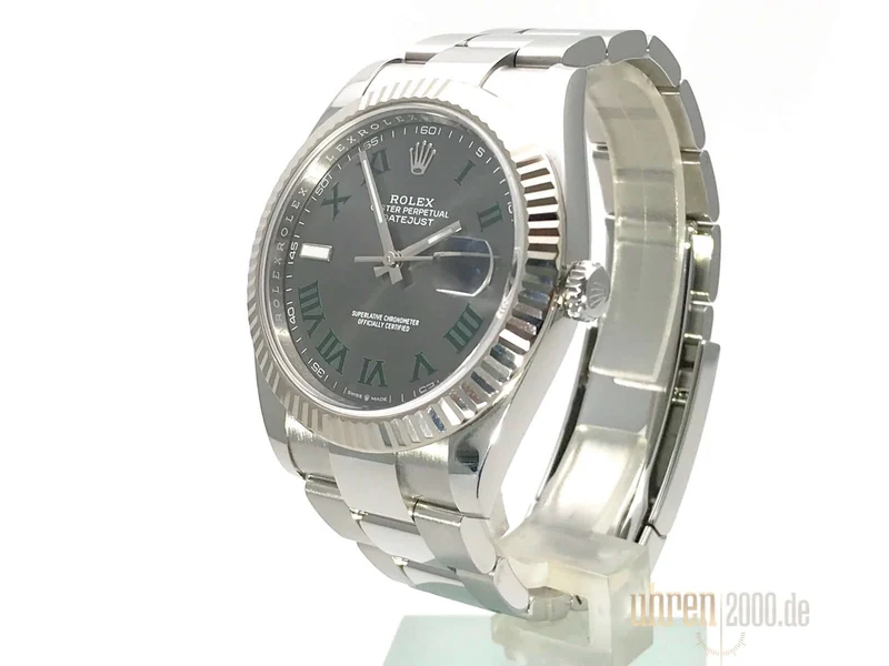 Rolex Datejust 41 Ref. 126334 Rhodium Römisch aus 2018 LC100