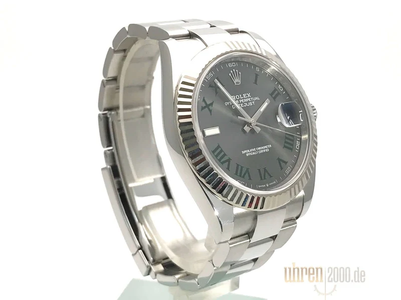 Rolex Datejust 41 Ref. 126334 Rhodium Römisch aus 2018 LC100