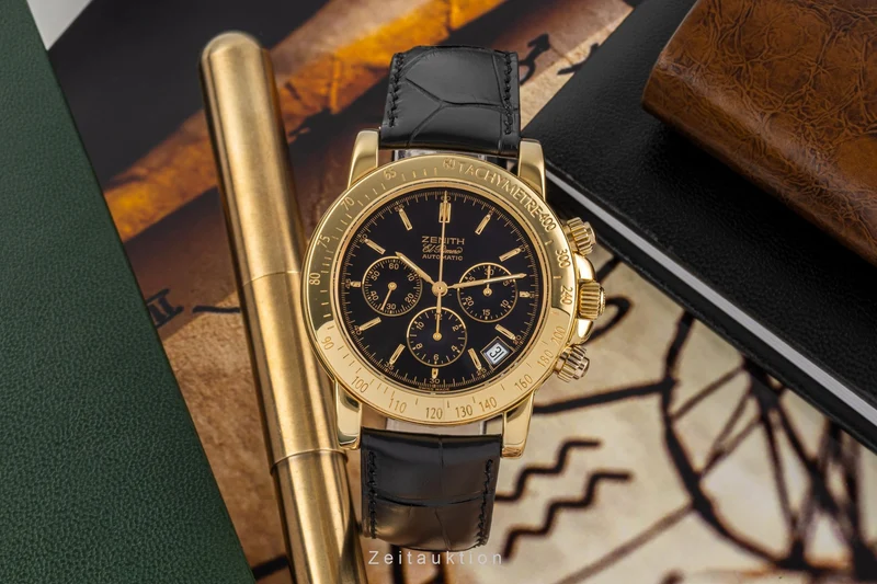Zenith El Primero chronograph 18 ct gold automatic men's watch 30.0360.400 LP: 19600EUR [2206732]