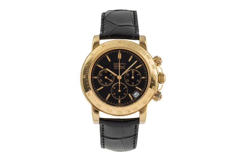 Zenith El Primero chronograph 18 ct gold automatic men's watch 30.0360.400 LP: 19600EUR [2206732]