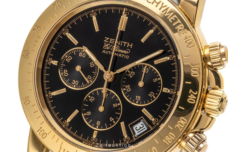 Zenith El Primero chronograph 18 ct gold automatic men's watch 30.0360.400 LP: 19600EUR [2206732]