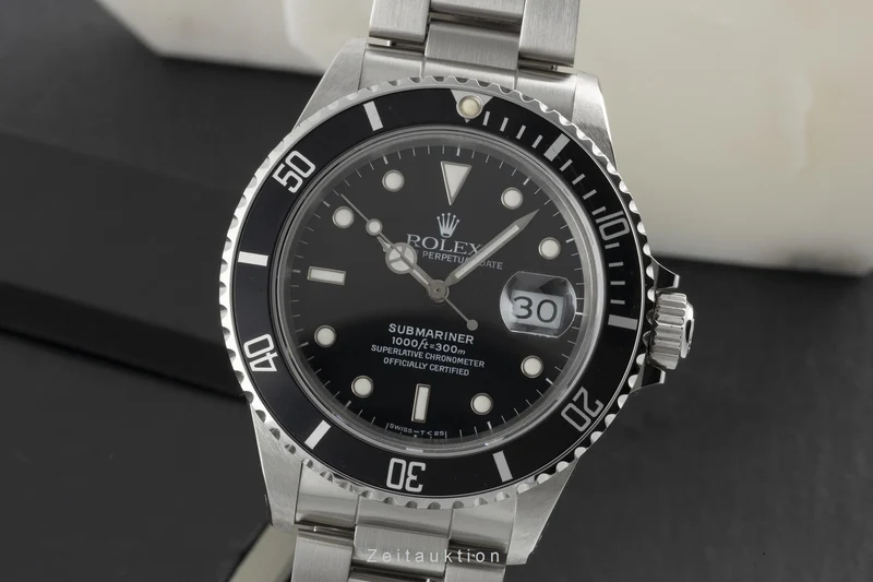 Rolex Submariner steel automatic men's watch 168000 [2206723]