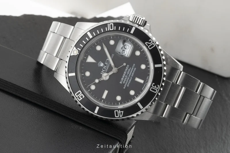 Rolex Submariner steel automatic men's watch 168000 [2206723]