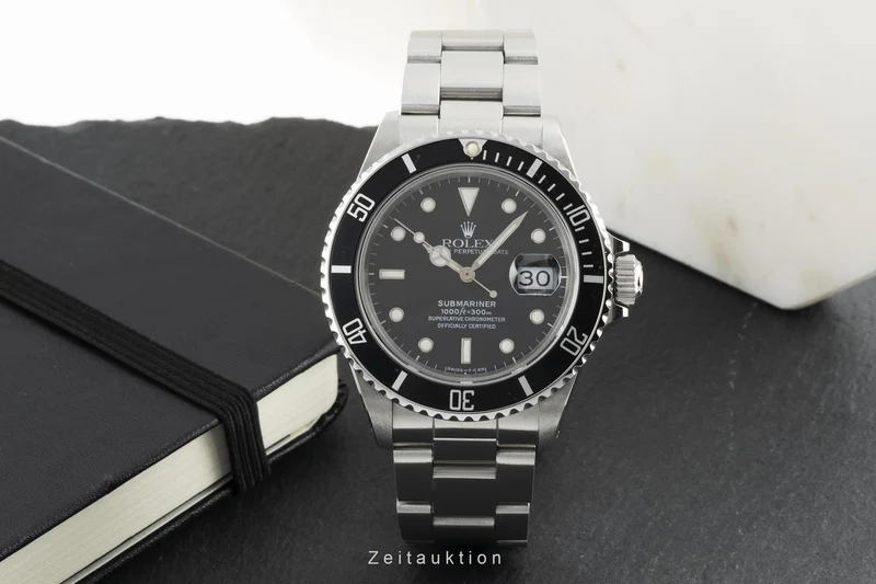 Rolex Submariner steel automatic men's watch 168000 [2206723]