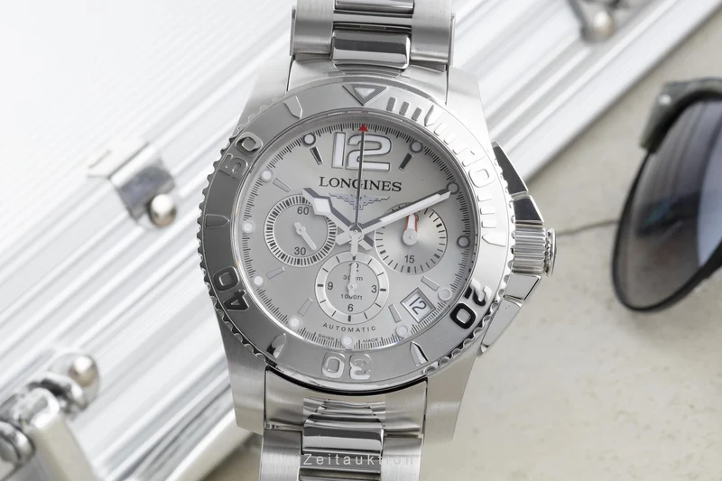 Longines Hydro Conquest chronograph steel automatic men's watch L3.665.4 [2206711]