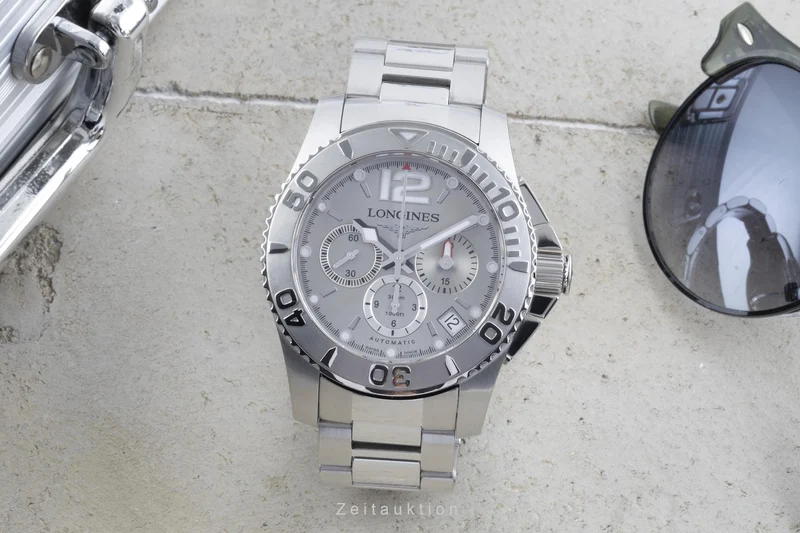 Longines Hydro Conquest chronograph steel automatic men's watch L3.665.4 [2206711]