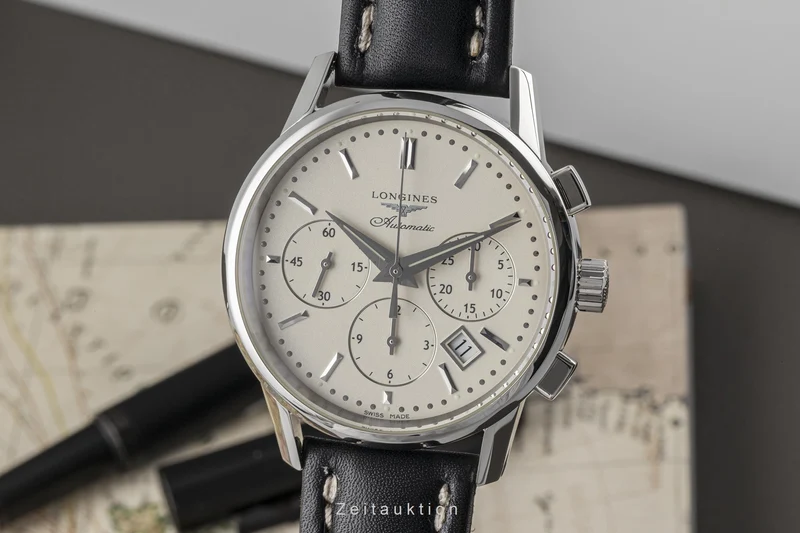 Longines Column-Wheel chronograph steel automatic men's watch L2.749.4 [2206693]