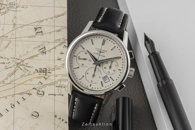 Longines Column-Wheel chronograph steel automatic men's watch L2.749.4 [2206693]