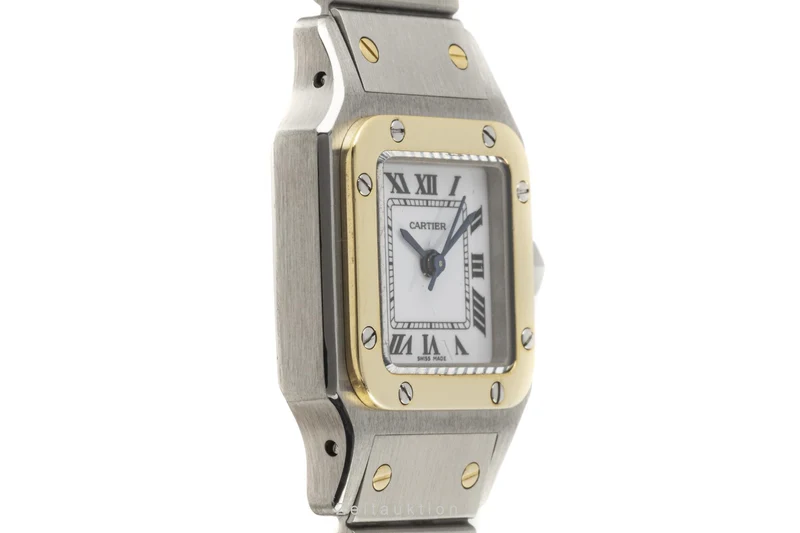 Cartier Santos steel / gold automatic women's watch 0902 [2206683]