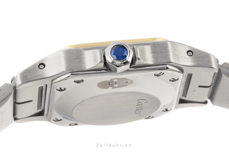Cartier Santos steel / gold automatic women's watch 0902 [2206683]
