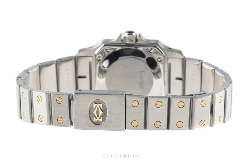Cartier Santos steel / gold automatic women's watch 0902 [2206683]