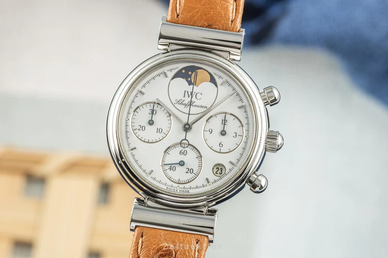 IWC Da Vinci chronograph steel quartz women's watch 3735 LP: 9100EUR [2205808]