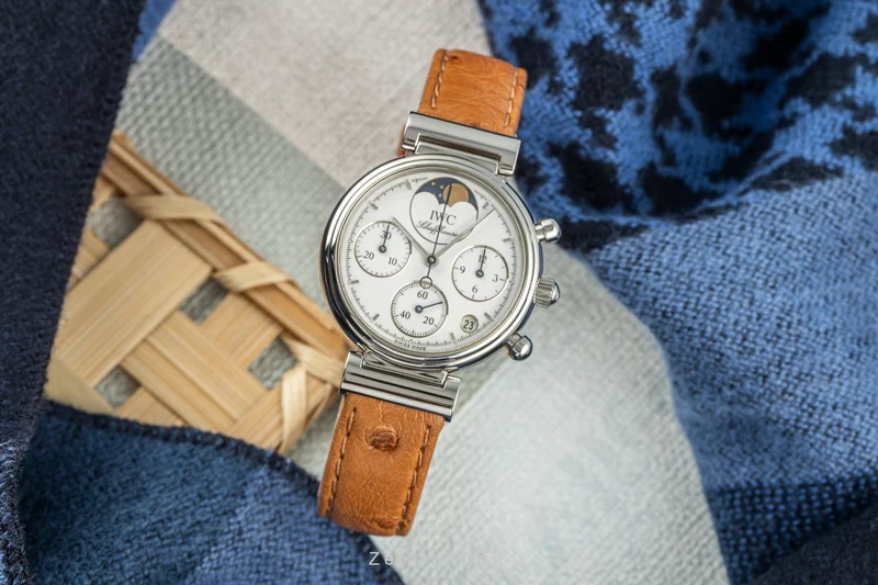 IWC Da Vinci chronograph steel quartz women's watch 3735 LP: 9100EUR [2205808]