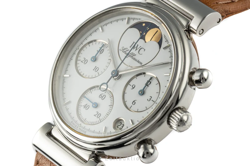 IWC Da Vinci chronograph steel quartz women's watch 3735 LP: 9100EUR [2205808]