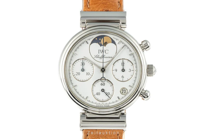 IWC Da Vinci chronograph steel quartz women's watch 3735 LP: 9100EUR [2205808]
