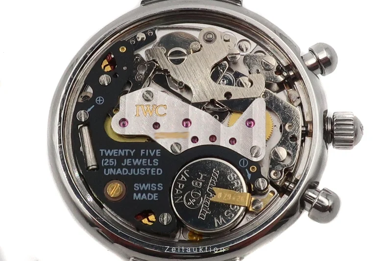 IWC Da Vinci chronograph steel quartz women's watch 3735 LP: 9100EUR [2205808]