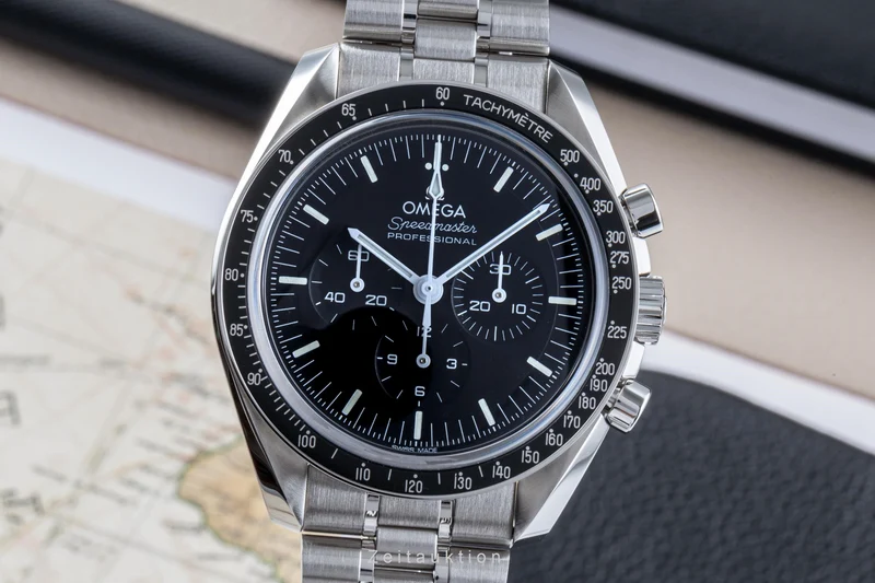 Omega Speedmaster Moonwatch chronograph steel manual winding men's watch 310.30.42.50.01.002 LP: 8000EUR [2205723]