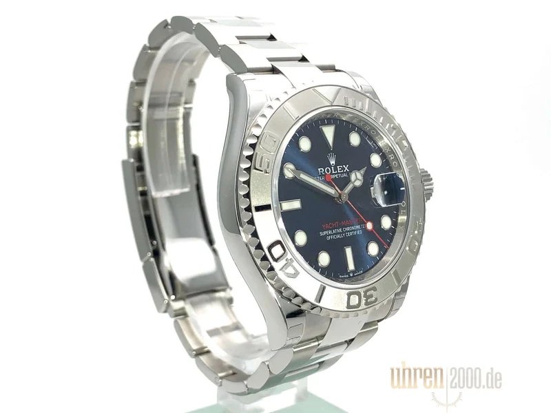 Rolex Yacht-Master 40 Oystersteel Platin 126622 Blau aus 2019 LC100
